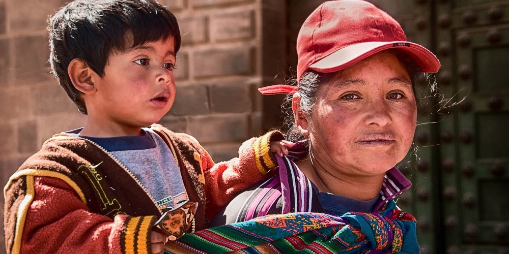 Mother Child Cusco Peru Travel Photography