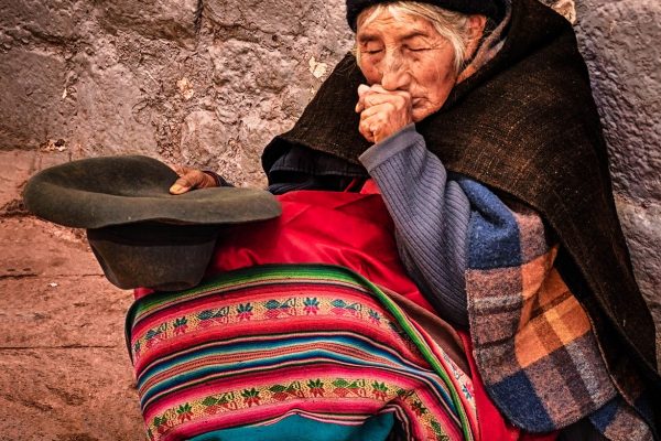 Old Woman Cusco Peru Travel Photography